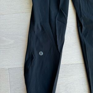 Lululemon Black Ribbed Leggings